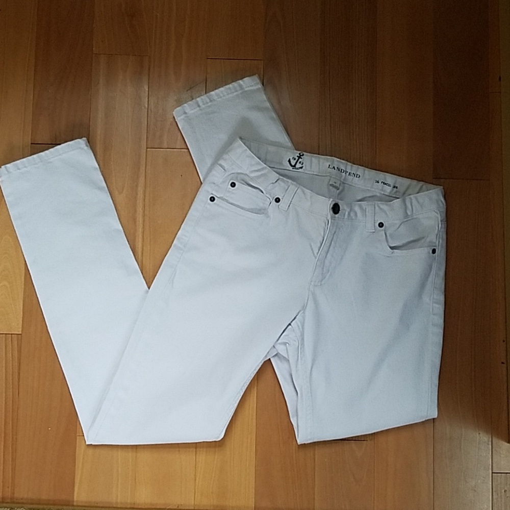 LE White skinny Jeans